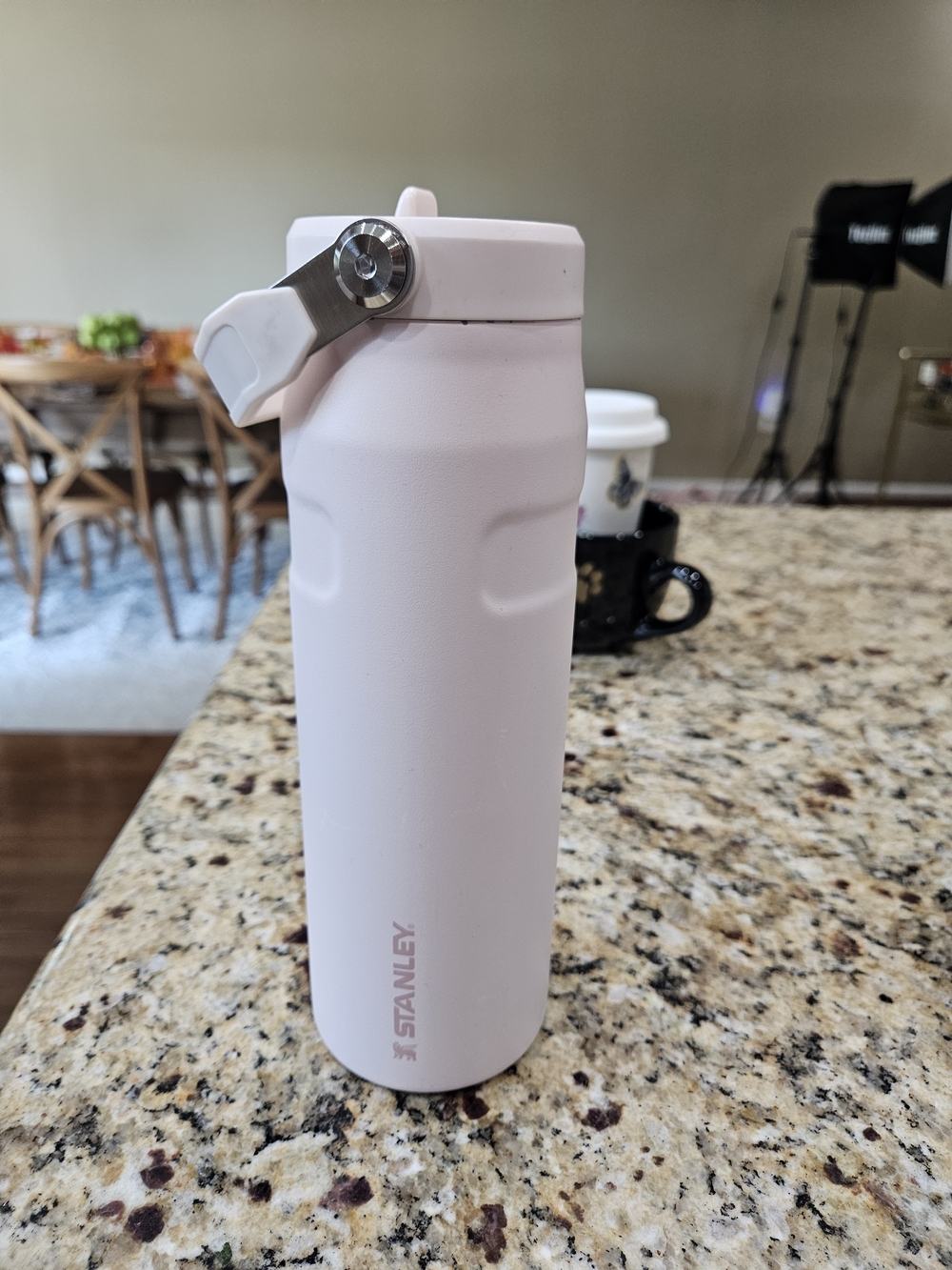 Stanley Pink Stainless Steel Travel Bottle - Leak-Resistant